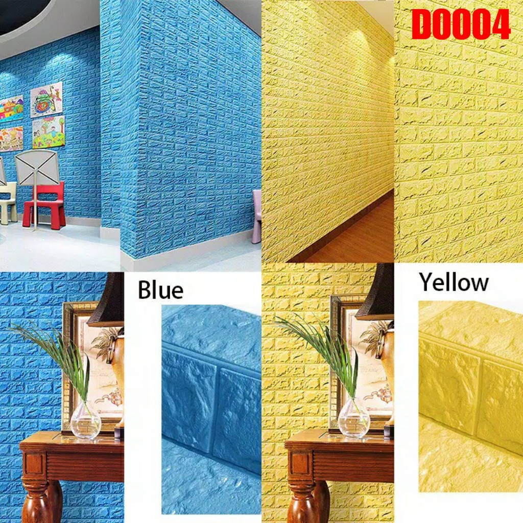 D ( D0004 ) WALLPAPPER 3D STIKER MOTIF BATA TIMBUL / HARGA GROSIR