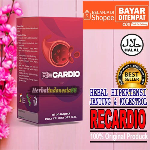 (BISA COD) RECARDIO SUPLEMEN ALAMI - RECARDIO OBAT HERBAL MENGATASI HIPERTENSI JANTUNG DAN ASAM URAT