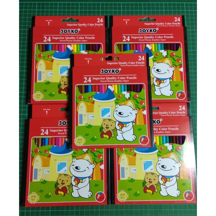 

Pensil Warna Joyko 24 Superior Quality Color Pencils (CP-24PB)