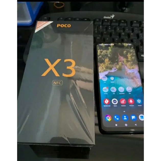xiaomi poco x3 nfc 8/128gb fullset mulus baru sebulan