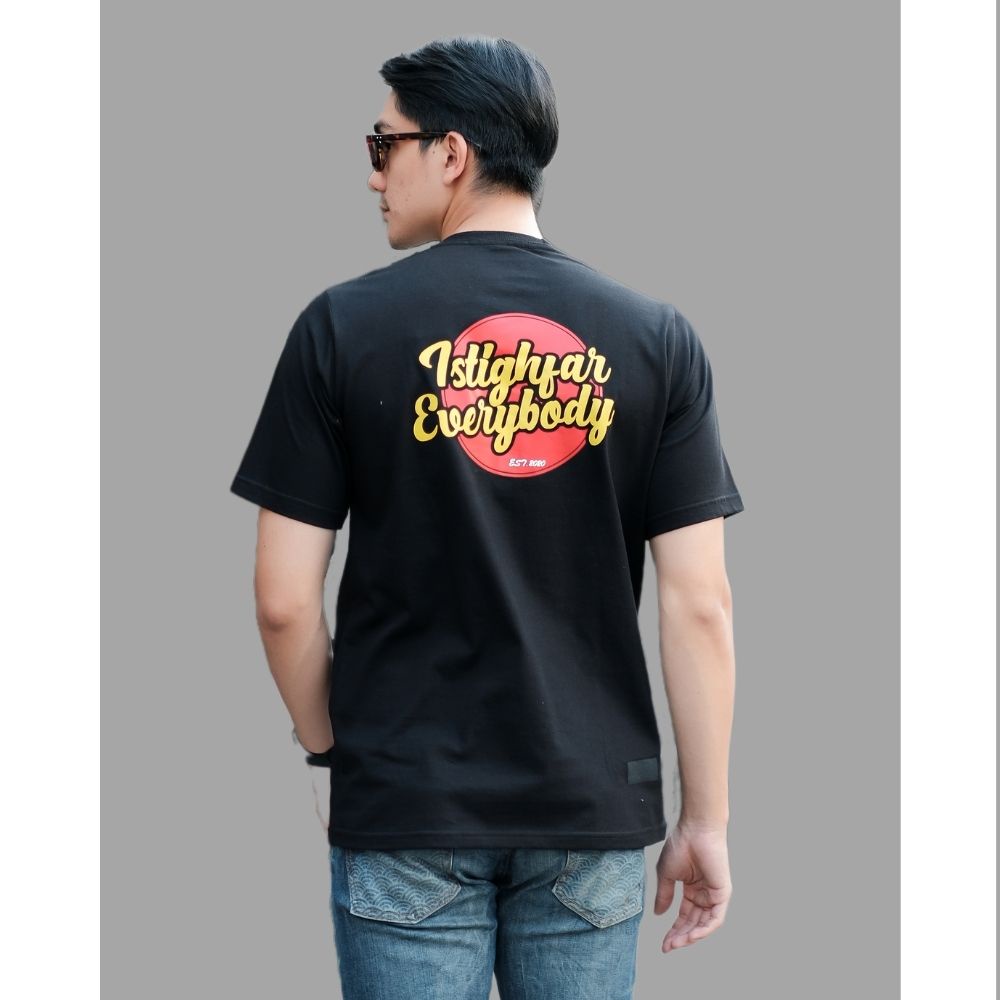 Premium Kaos Dakwah | Kaos Distro Islami | Baju Dakwah | Pakaian Pria | Kaos Istighfar 001-1