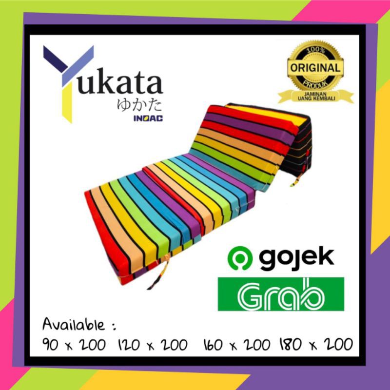 Kasur Lipat Inoac Yukata 200x90x10 (Bonus Bantal Inoac)