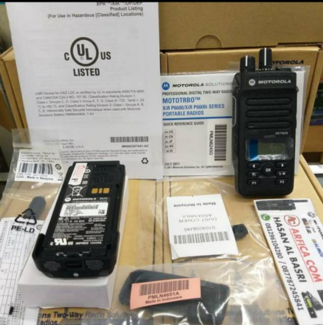 Motorola XiR P6620i TIA VHF Gasproof Ganti GP328is GP338is P6620i