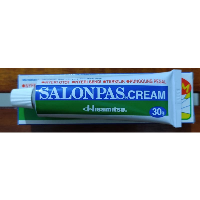 SalonPas Cream 30 Gram / Meredakan nyeri otot / Sendi / Memar / Sakit Pinggang