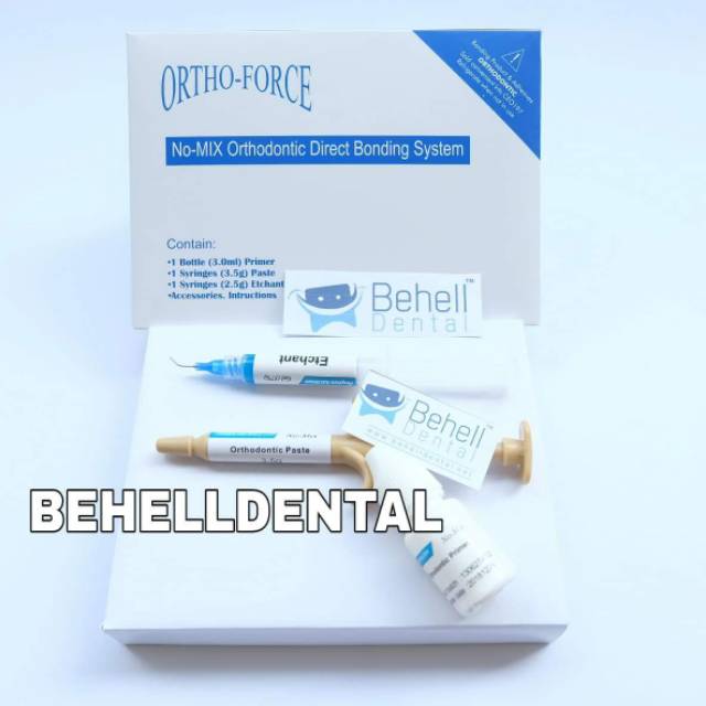 ORI LEM BEHEL ORTHO FORCE MINI | Nomix Orthoforce Kering Tanpa Laser - Perekat Kawat Gigi Bracket