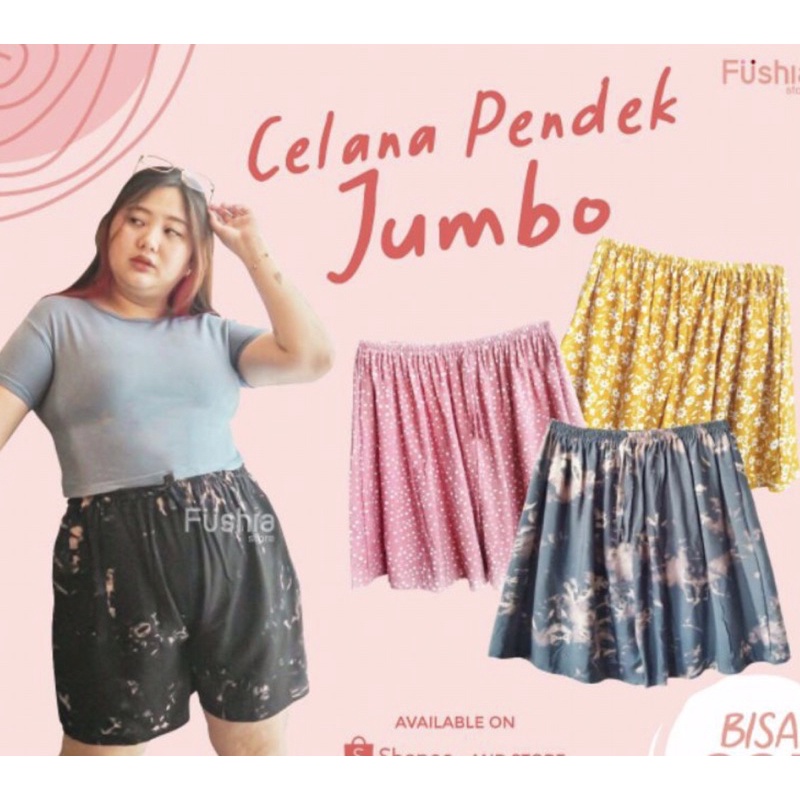 SETELAN XXXL 3L 5L Hot Pant Jumbo big size