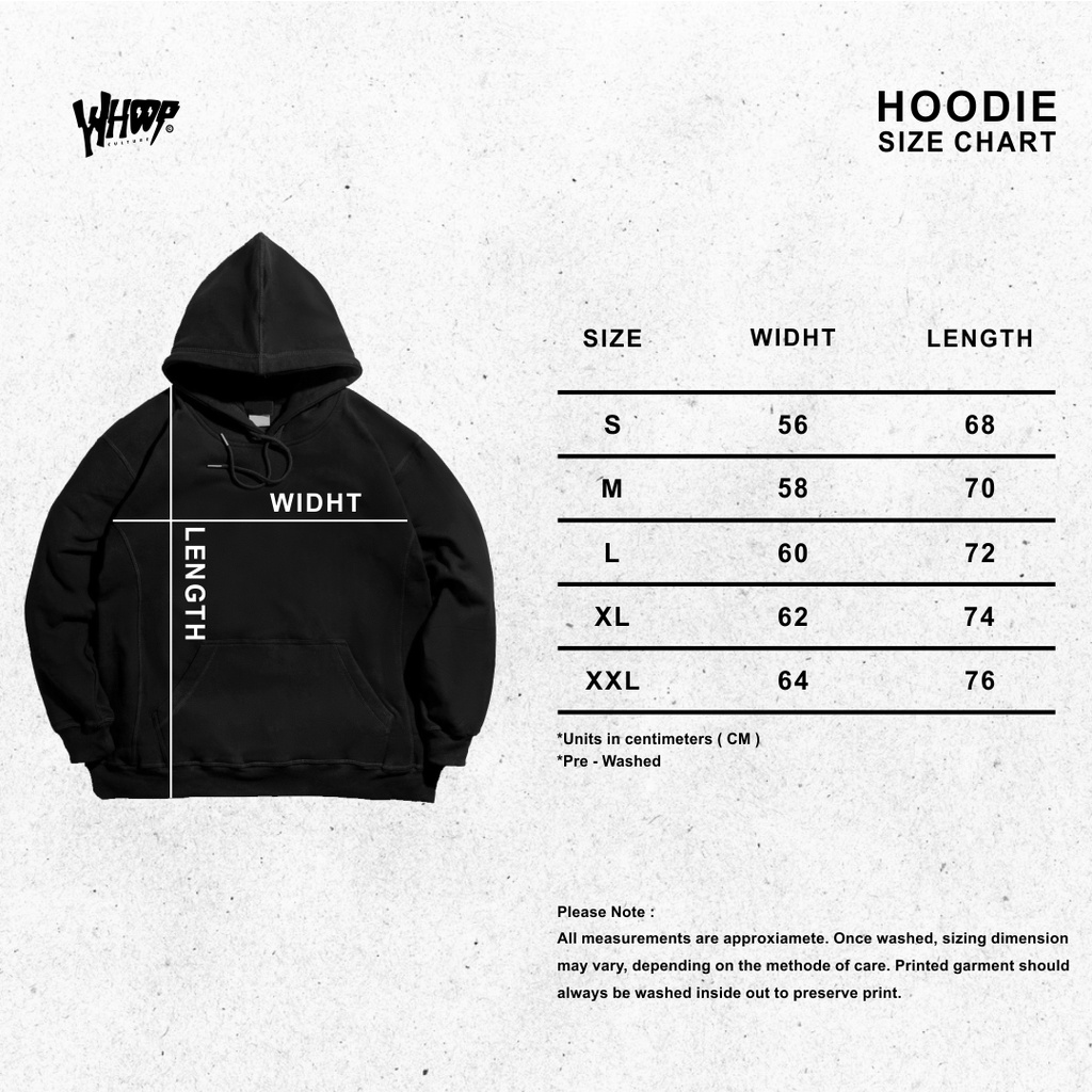 Whoopculture &quot;FOG&quot; Black Hoodie