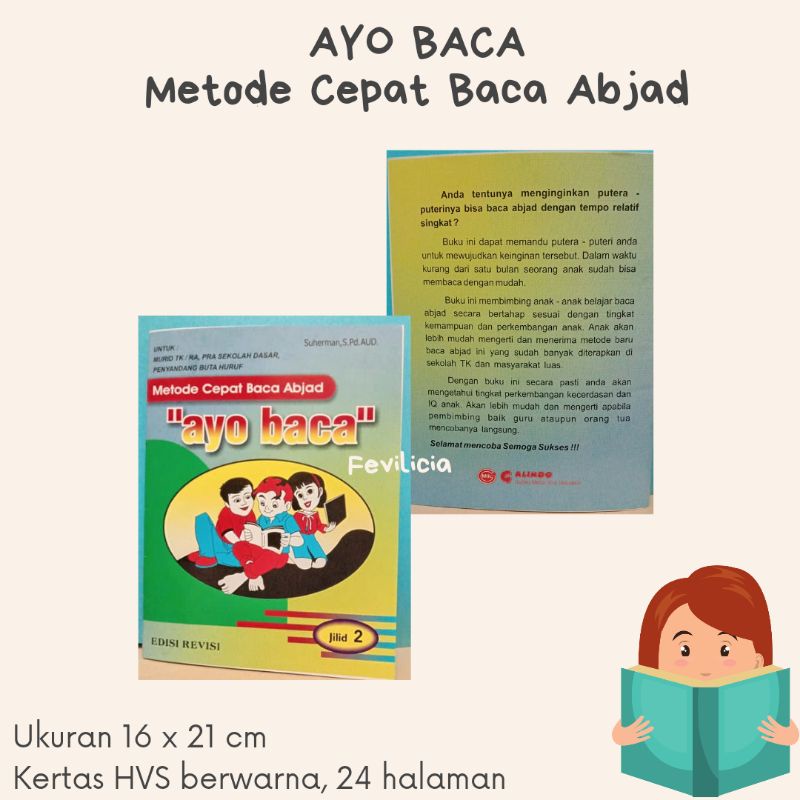 Jual Buku Ayo Baca Untuk Paudtksd Cara Cepat Belajar Membaca Jilid 2