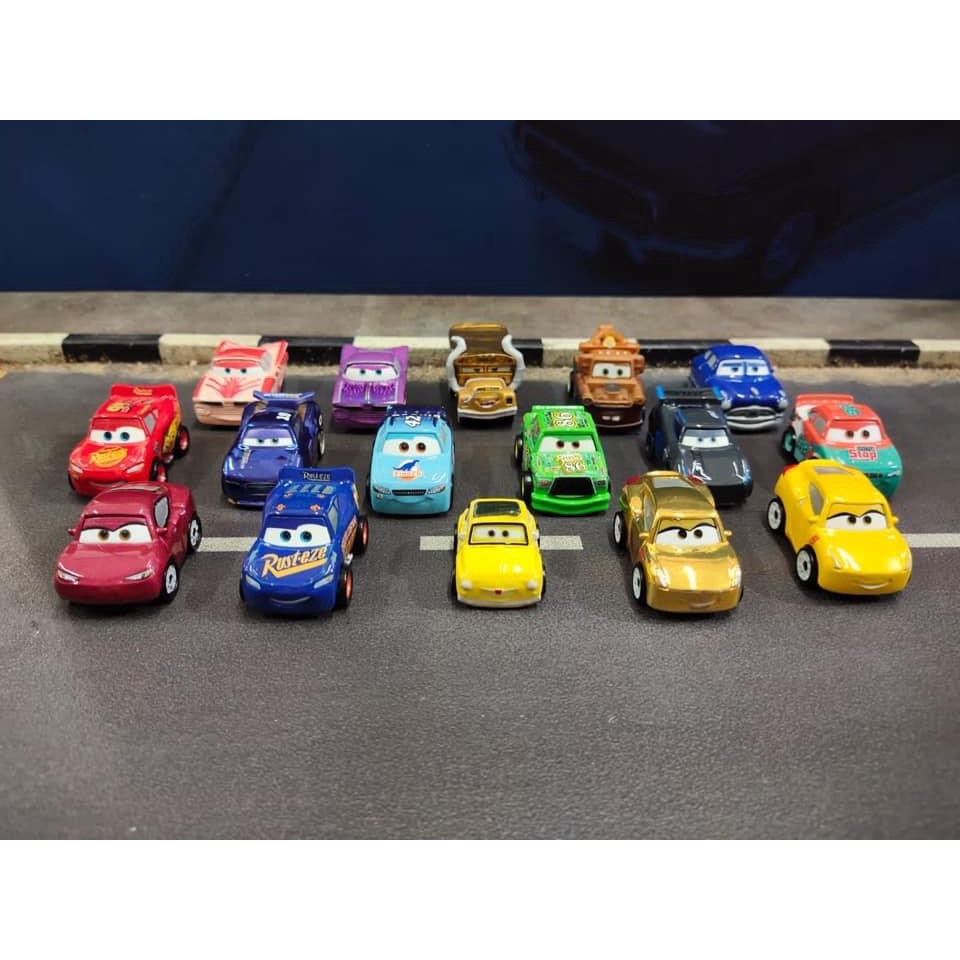 Disney Pixar Cars Mini Racers Update 2022 - 50 Model - 4 cm