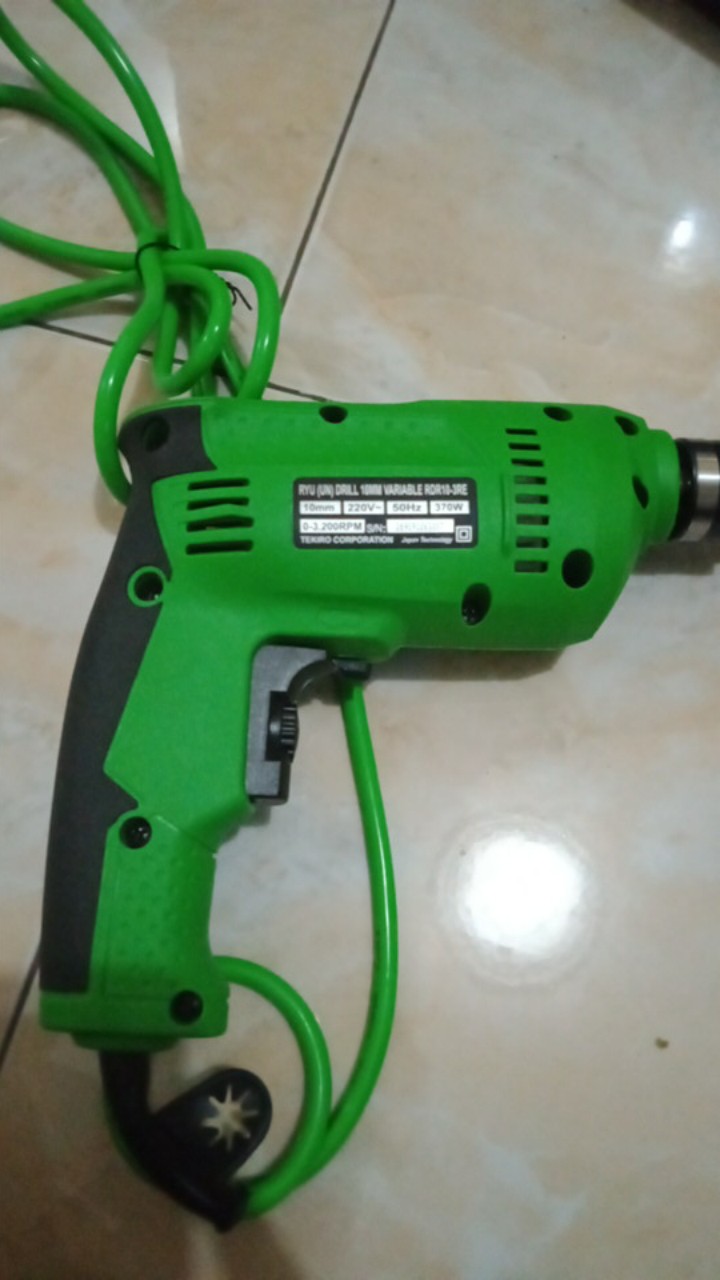 Ryu Mesin Bor Besi Kayu Bolak Balik 10 Mm Rdr 10-3 Re