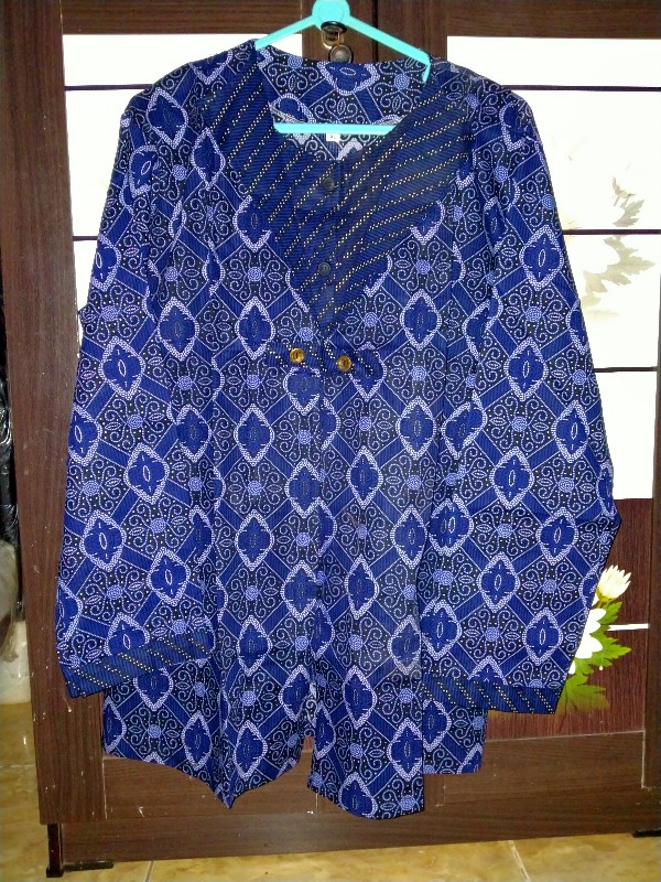 Atasan Batik Dolby Dolbi Dobby Doby Tenun Sutra Tulis Halus Katun Atbm Baron ,sarombit Atasan Batik