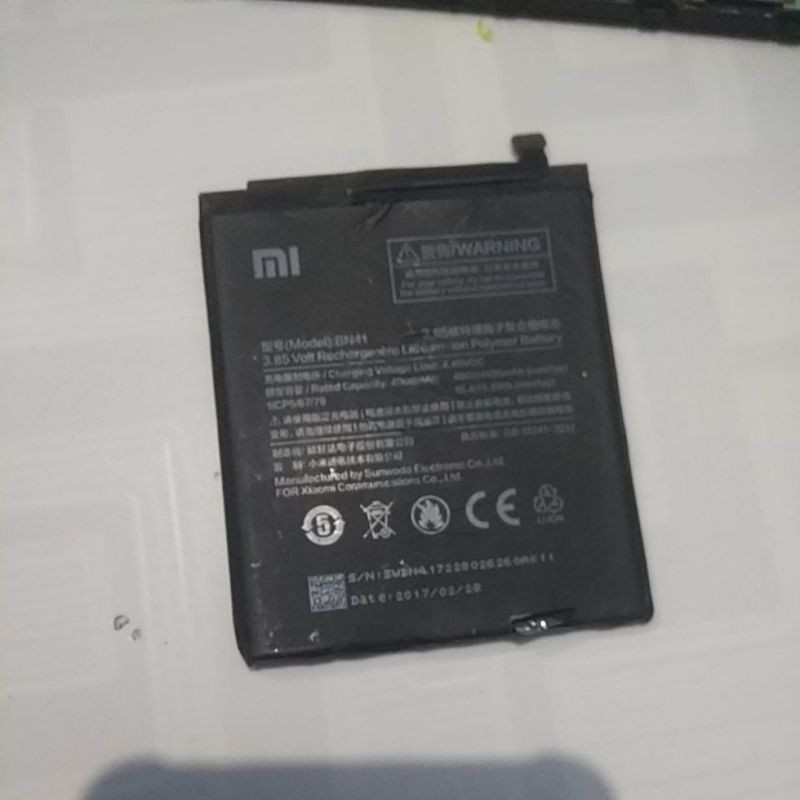 baterai ORIGINAL copotan redmi note 4 BN41