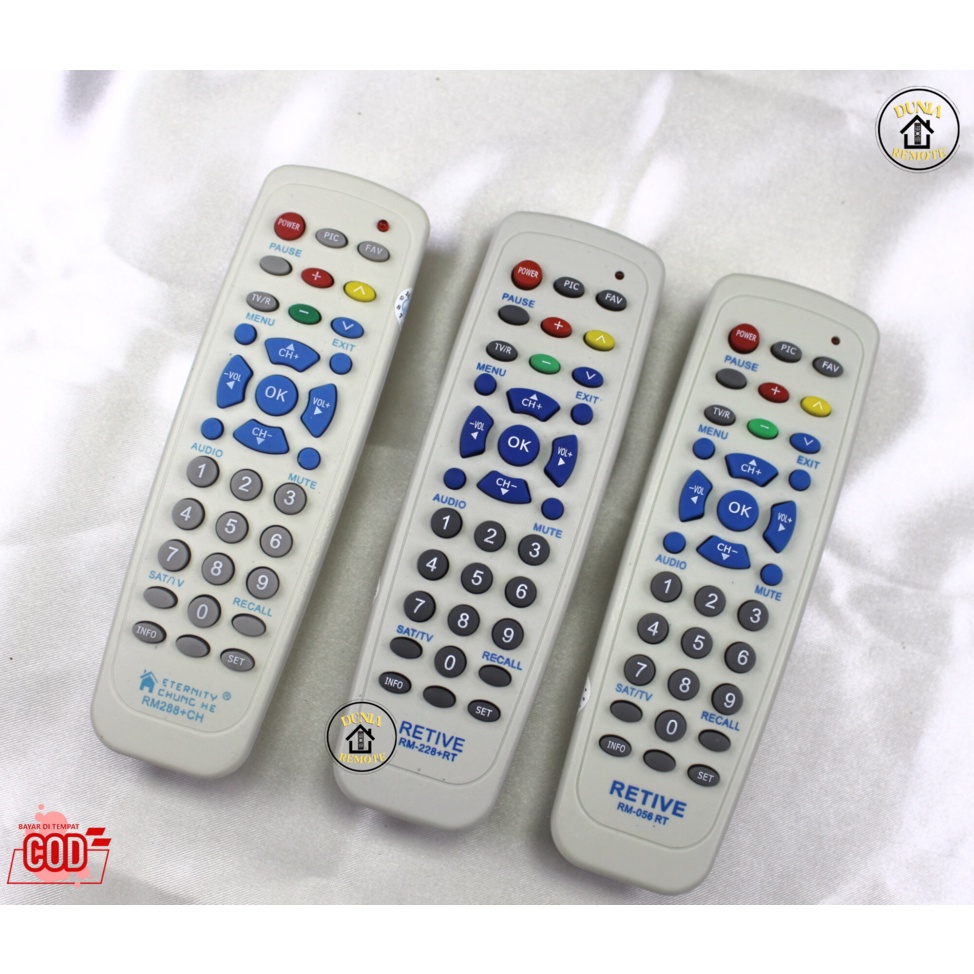 Remot / Remote RECEIVER Digital DVB PARABOLA MULTI MPEG2 288