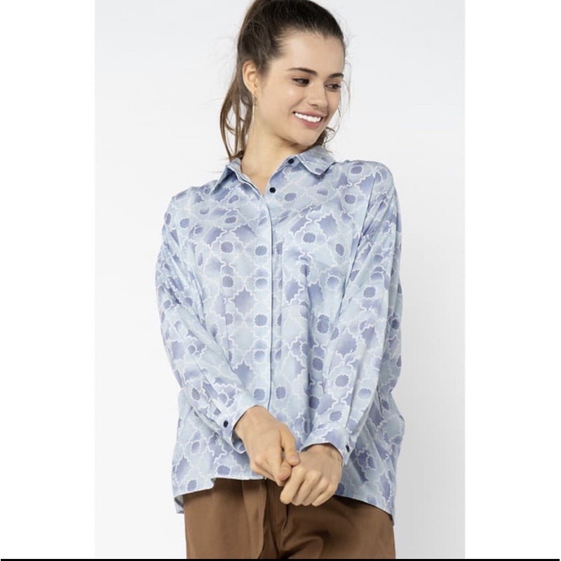 Ready - COTTON INK - Blue Printed Devon