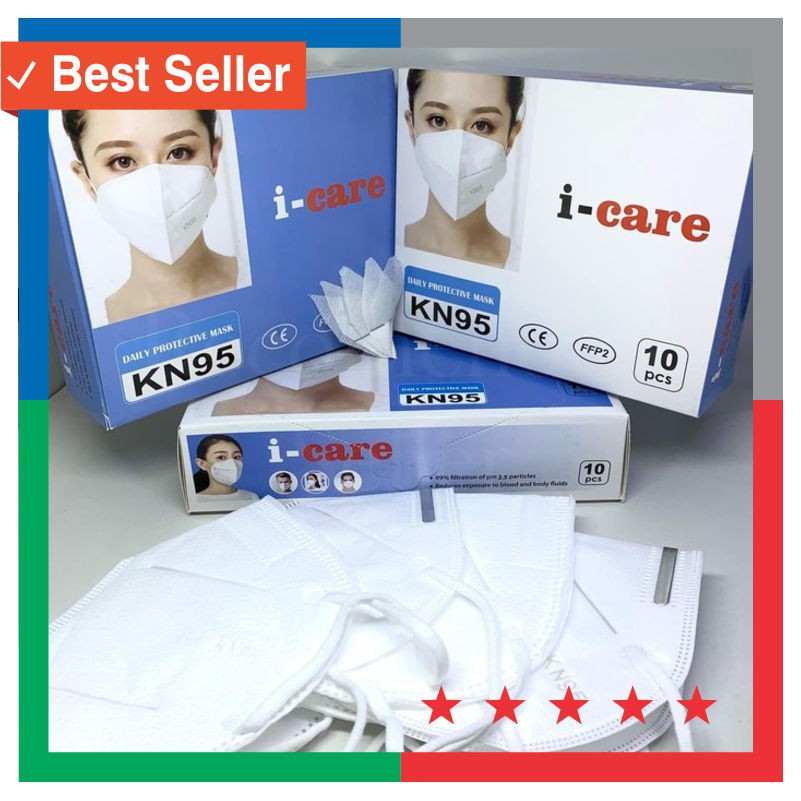 SEHAT JASMANI ROHANI OBAT MANJUR Masker KN 95 Daily Protective isi 10