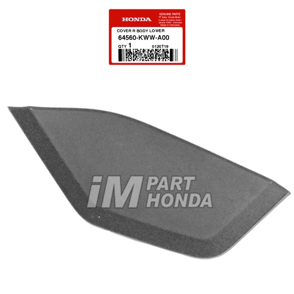 64560-KWW-A00 Cover R Body Lower Sambungan Body Kecil Kanan Revo 110 Karbu 2009 - 2012