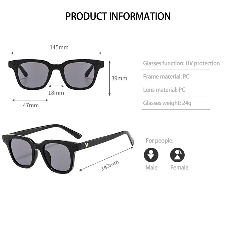 Kacamata Hitam Optik Anti Sunglass Dengan Fashion Sunglasses Warna Permen Korea Kacamata Wanita / Pria Fashion