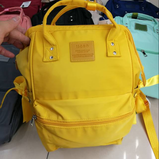 Ransel fashion 6813 backpack anello satin pita / tas punggung / tas sekolah / tas kuliah