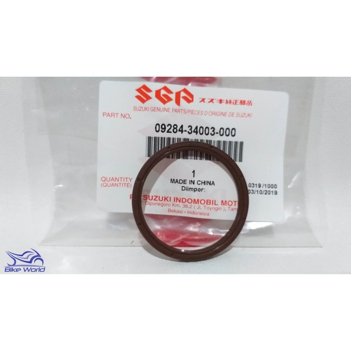 Seal Pully Spin, Skywave, Hayate 09284-34003-000 Suzuki Genuine Parts ORIGINAL Original original