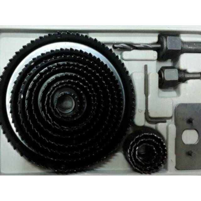 Mata bor kayu / hole saw 16pcs