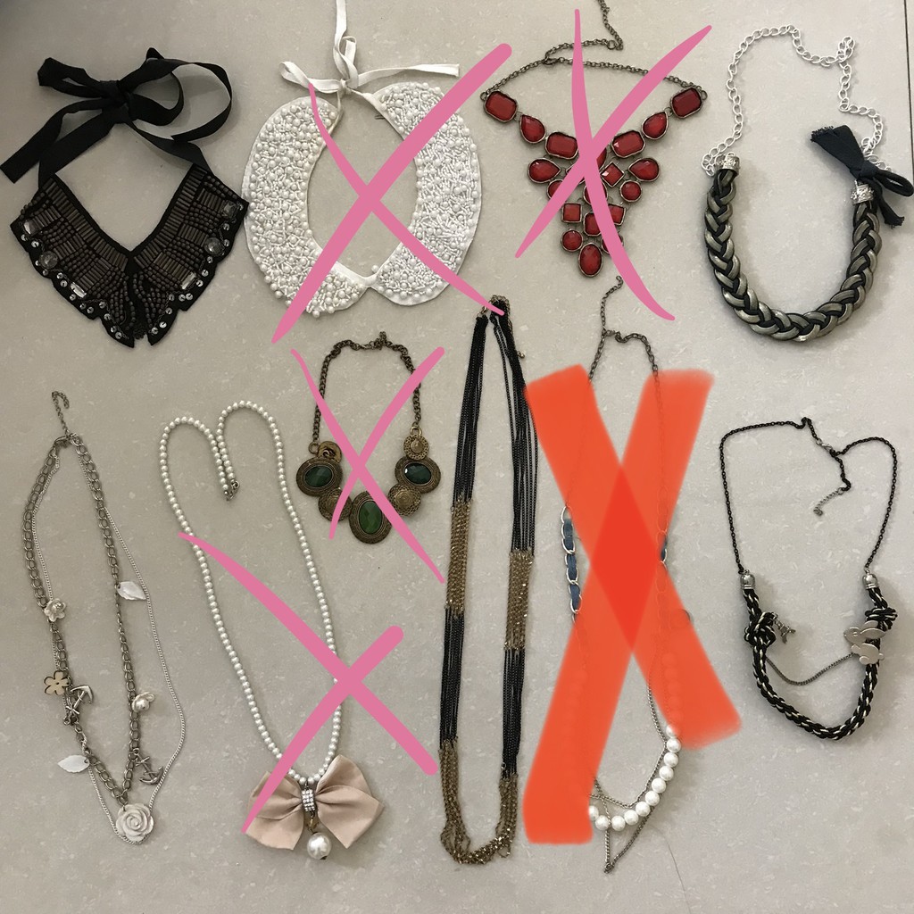 Aneka kalung import murah kalung besi kalung mutiara aksesoris kalung cantik