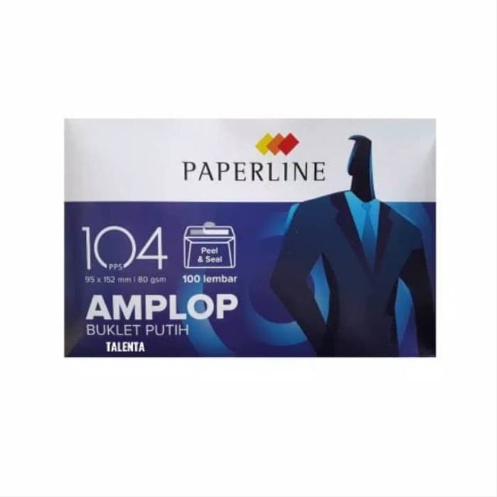 

Mantap Amplop Putih Polos Paperline 104 Isi 100 (95 X 152 Mm) 80Gsm Berkualitas