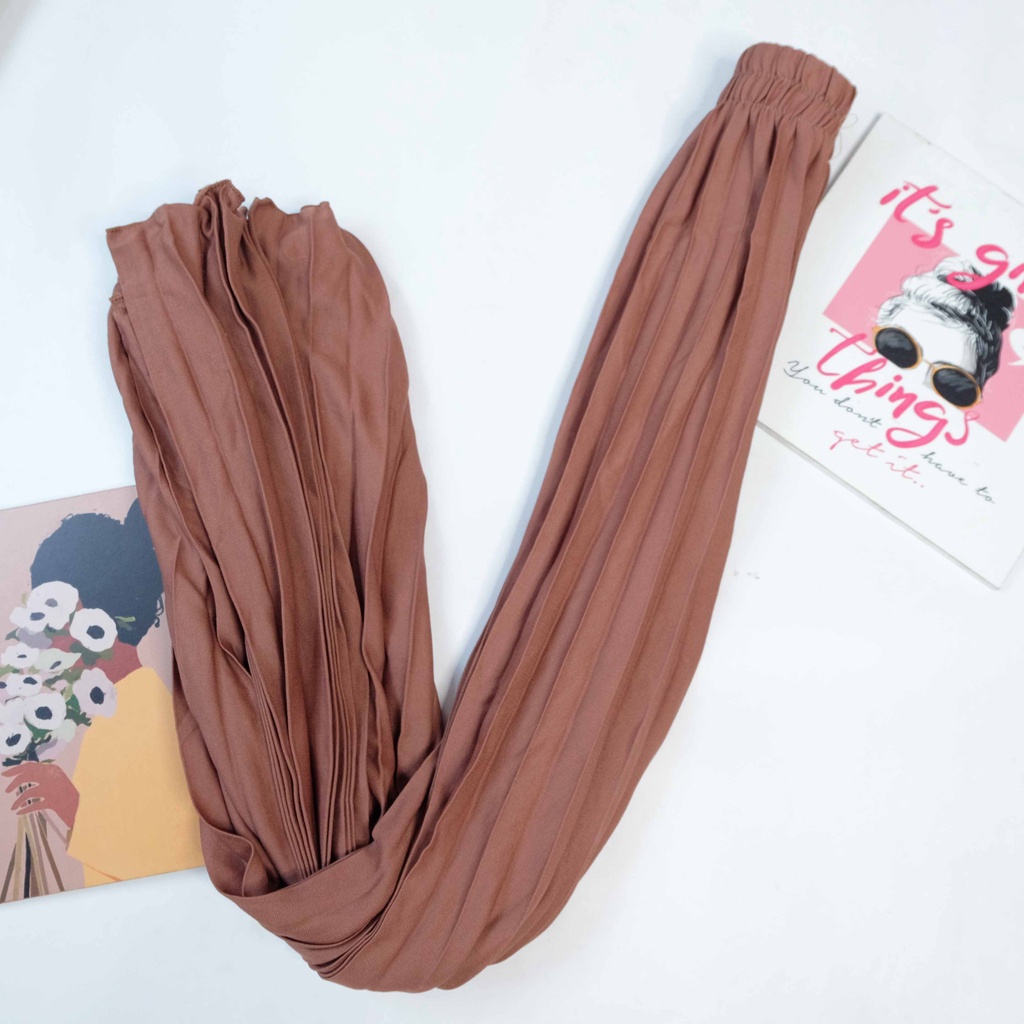 ROK PLISKET KLOK MAYUNG HYGET BY LAAMIA HIJAB-mayung hyget_mouve