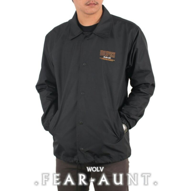 Jaket Coach Pria Wolv FEAR-AUNT