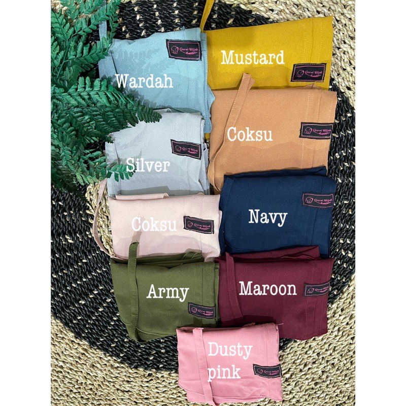 JILBAB BERGO MARYAM TALI ANAK CRINKLE/DIAMOND