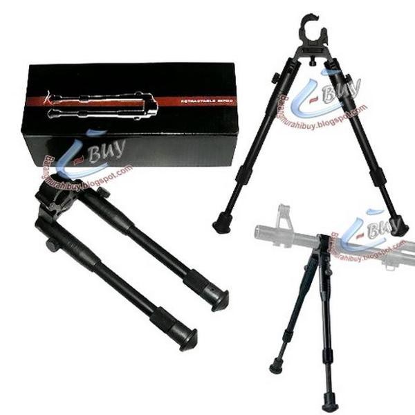 Bipod Jepit Laras Senapan Angin Retractable