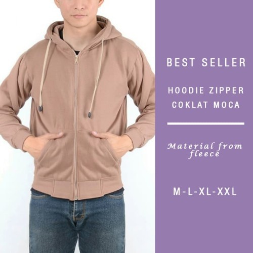 HOODIETRENDING JAKET HOODIE ZIPPER POLOS SIZE M-XXL UNISEX (PRIA/WANITA) polosqu.id