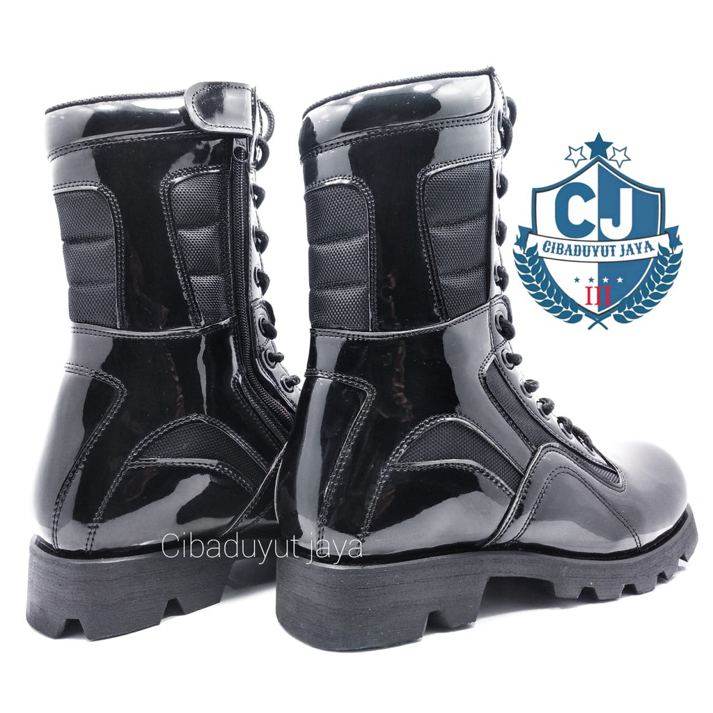 SEPATU PDL TNI POLRI SATPAM POLL PP NINJA OUTSOL RADIAL PRESS TERKUAT SUPER KILAP TERLARIS!
