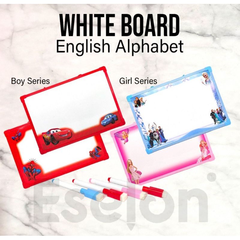 

Papan Tulis / WhiteBoard Funcy Alpabeth Series