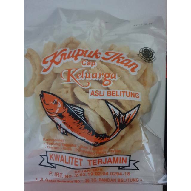 

Kerupuk stick ikan cap keluarga ukuran sedang