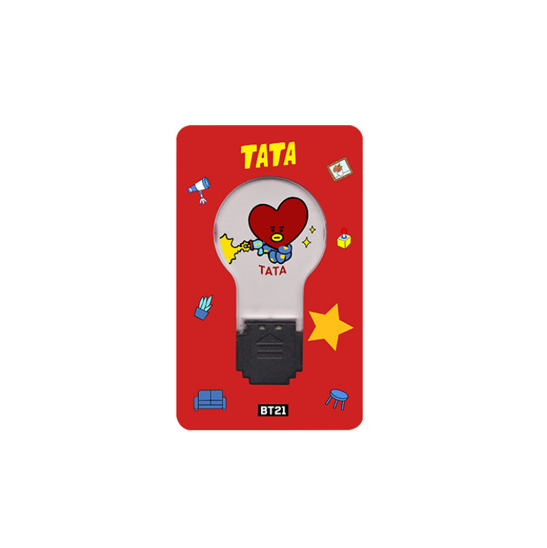 Kpop Bt21 Lampu Malam / Tidur Mini Bentuk Kartun