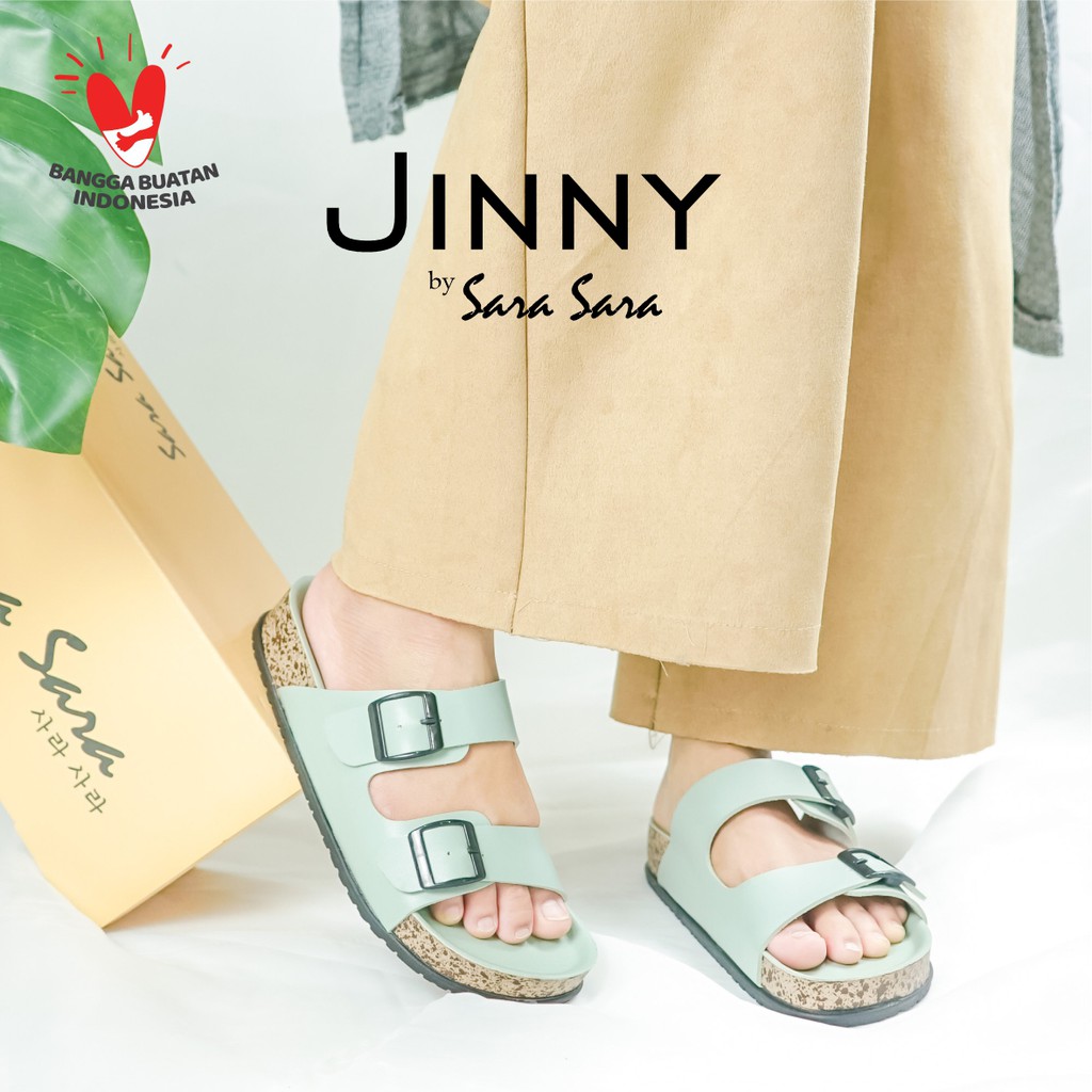 SANDAL SLOP CASUAL WANITA SARA SARA JINNY-Sendal cewek kekinian-4