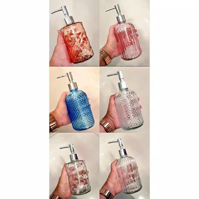 Botol Kaca Pump | Botol Kaca Shampo Pump | Botol Kaca Sabun Pump | Botol Kaca Handsanitizer Pump