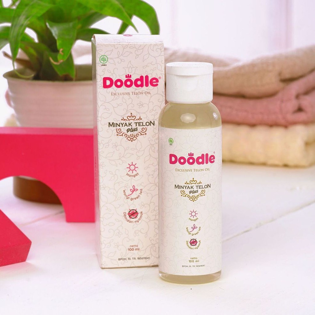 Doodle Exclusive Telon Oil Minyak Telon Doodle Wangi Green Tea Anti Nyamuk Untuk Bayi dan Anak