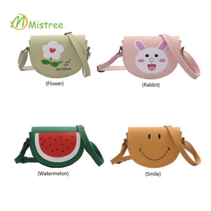 Tas Selempang Mini Motif Print Lucu Bahan Kulit PU - MINI01