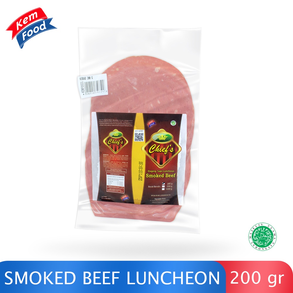 

Chief Daging Kebab Sapi Slice - 200gr