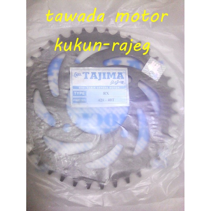 40t-428 gir belakang yamaha rx king