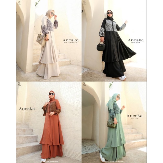 ANESKA SET TUNIK BY AZZAHRA PREMIUM