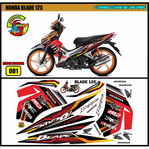 STRIPING VARIASI HONDA BLADE 125