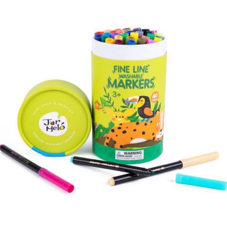 

Jar Melo Fine Line Washable Marker 40 Colors