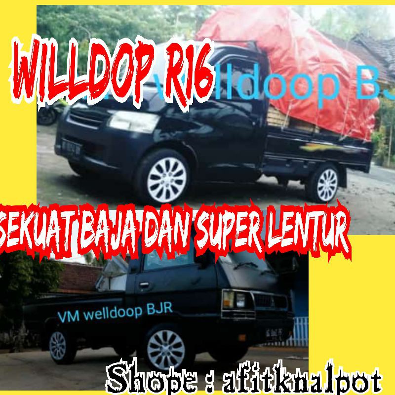 whelldop willdop wildop kia r17 kaya ori lentur grandmax luxio l300 apv tutup velg