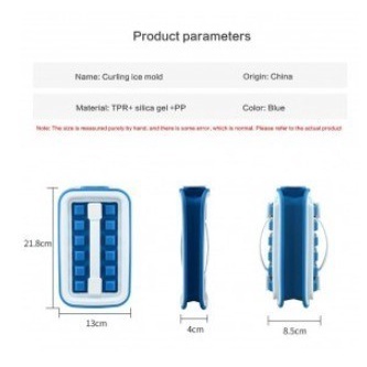 2 IN 1 Cetakan ES Batu + Tempat Penyimpanan Ice Cube Model Tarik