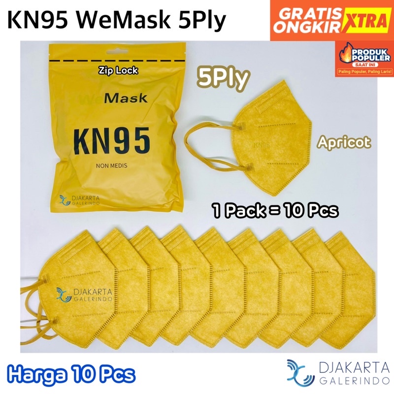 Masker KN95 5Ply &amp; 6Ply WeMask Original isi 10 Pcs