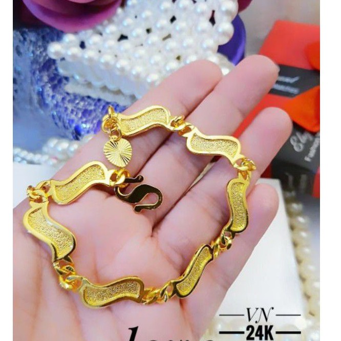 Xuping Gelang Tangan Lapis Emas 24K C5680