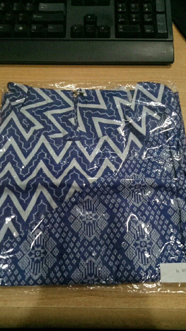 Comfortclothes9 - [ Real Pict] Atasan Batik Wanita Clara Top Seragam Kantor Batik Lengan Pendek