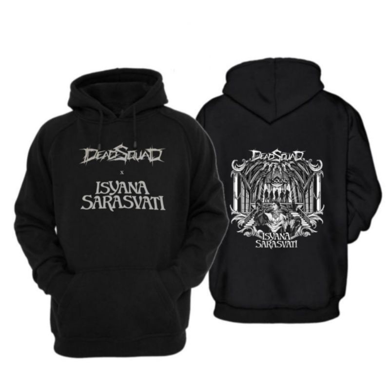 HOODIE DISTRO DEADSQUAD x ISYANA SARASWATI MUSIK PREMIUM UNISEX